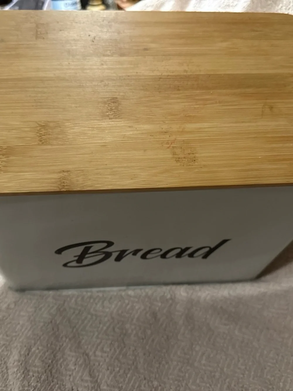 Classic White Bread Box - White Bread Storage Container